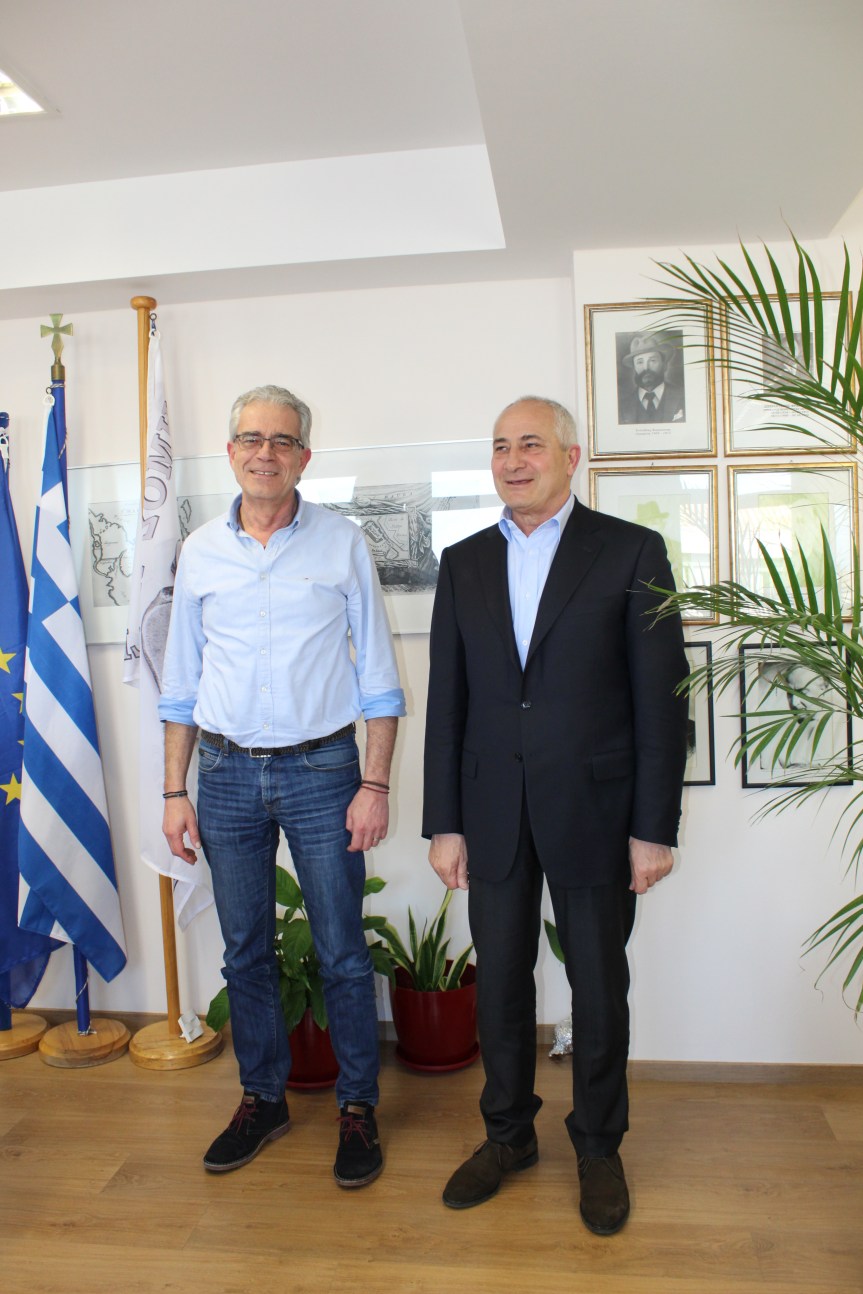 ΣΥΝΑΝΤΗΣΗ ΔΗΜΑΡΧΟΥ ΜΕ ΤΟΝ ΠΡΥΤΑΝΗ ΤΟΥ ΙΟΝΙΟΥ&nbsp;ΠΑΝΕΠΙΣΤΗΜΙΟΥ