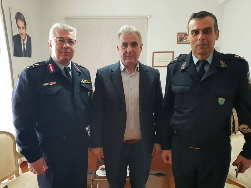 Με τον νέο Αστυνομικό Διευθυντή Λευκάδας                                              συναντήθηκε ο βουλευτής Θανάσης&nbsp;Καββαδάς
