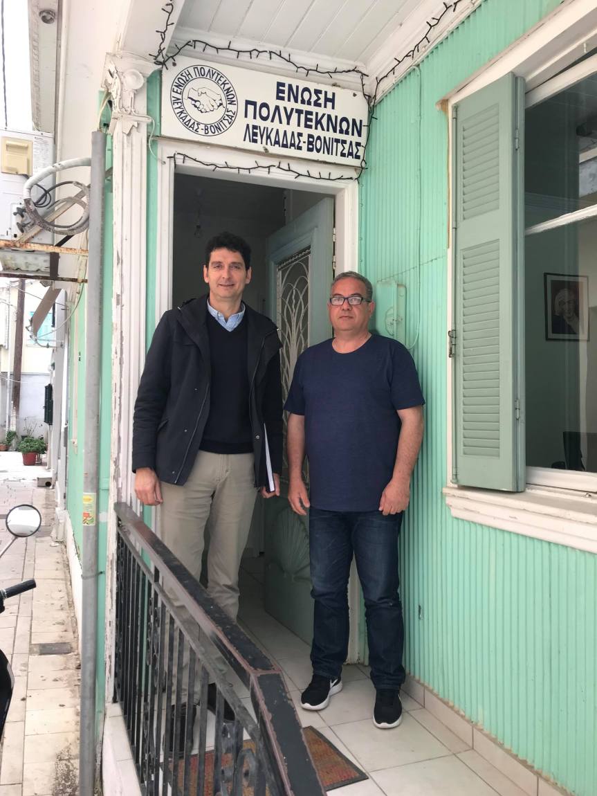 Τεχνικά έργα, εργασιακές συνθήκες και πολύτεκνες οικογένειες στην ατζέντα του Χαράλαμπου&nbsp;Καλού