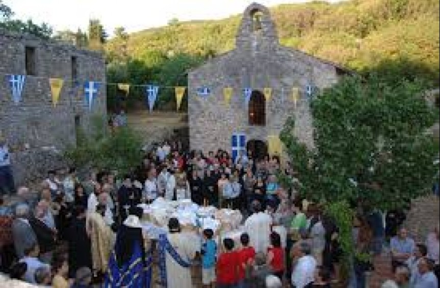 Ιερά Πανήγυρη στην Ιερά Μονή Αγίου Ιωάννου του Προδρόμου στο Λιβάδι&nbsp;Καρυάς